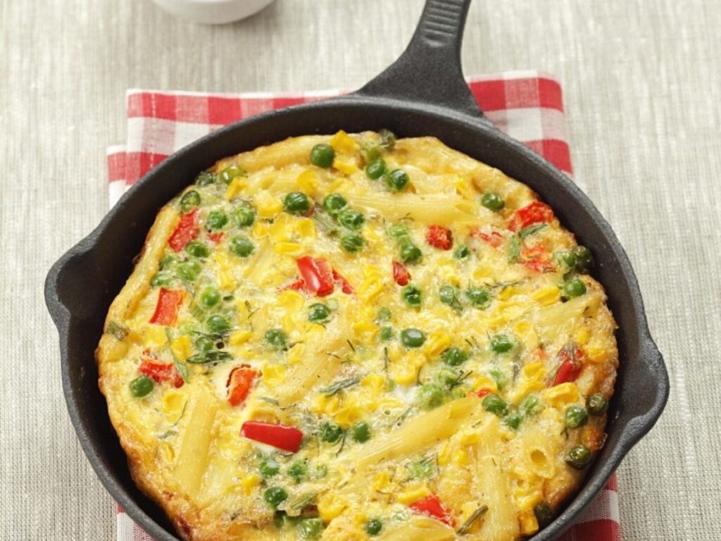 vegetable omelet with penne 619282