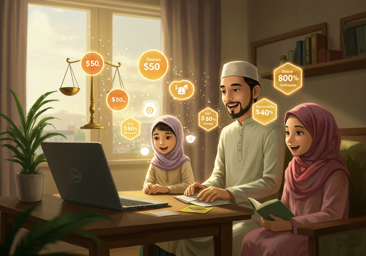 Online Quran class fees explained, from free community lessons to premium one-on-one sessions above $30 per hour, with insights into how teacher expertise, technology, and academy reputation affect pricing